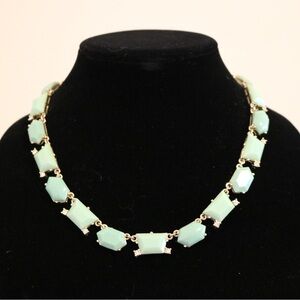 Vintage J.Crew Mint Green Statement Necklace
